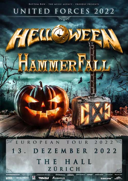 Helloween, Hammerfall 22 ZH